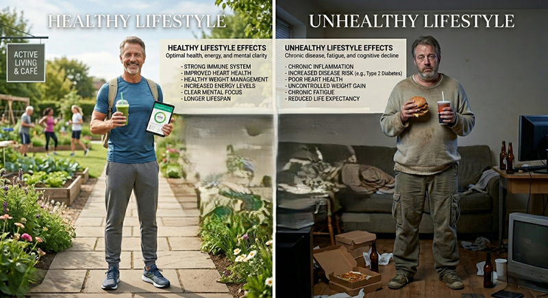Healthy and Unhealthy Lifestyle and Their Effects on the Human Body