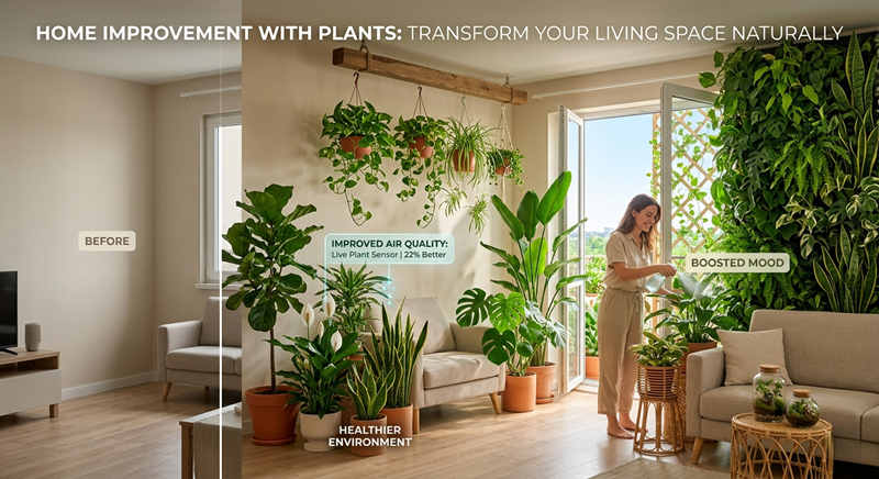 Home Improvement with Plants: Transform Your Space Naturally