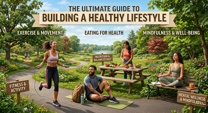 The Ultimate Guide to Building a Healthy Lifestyle: Fitness, Nutrition, and Mental Wellness