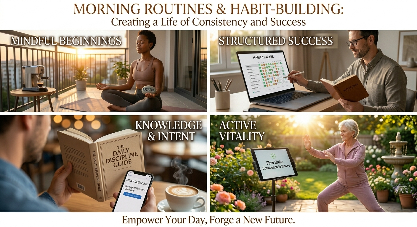 Morning Routines and Habit-Building Guides: Creating a Life of Consistency and Success