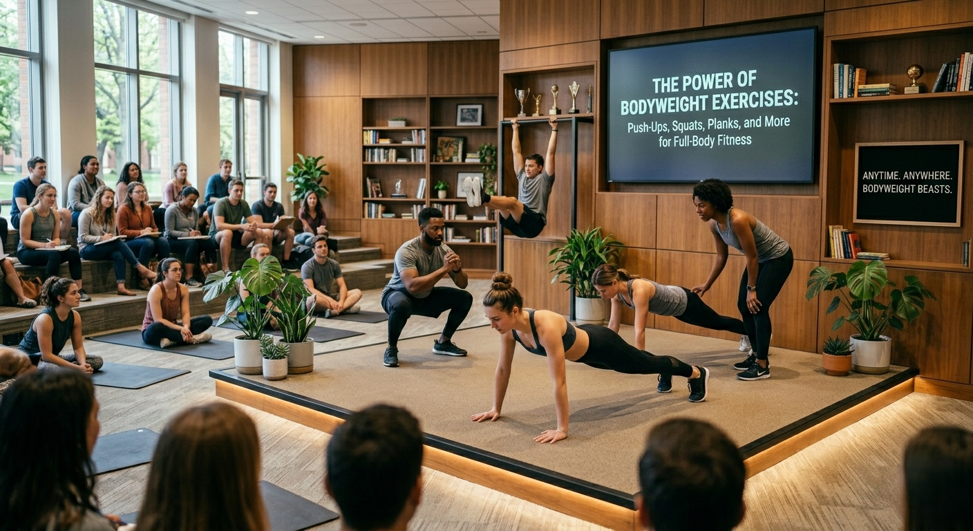 The Power of Bodyweight Exercises: Push-Ups, Squats, Planks, and More for Full-Body Fitness